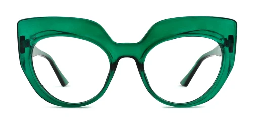 K9620 Sasha Cateye green glasses