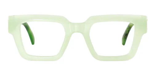 KJ2398 Nadia Rectangle green glasses