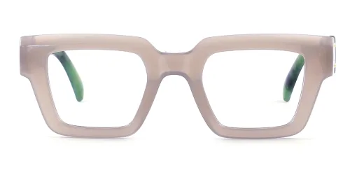 KJ2398 Nadia Rectangle grey glasses