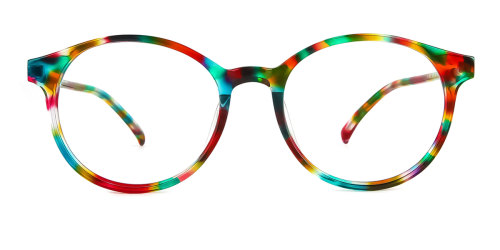 L-952 Niamh Round multicolor glasses