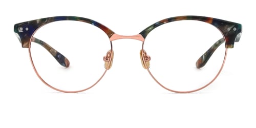 L7002 Flectie Oval floral glasses