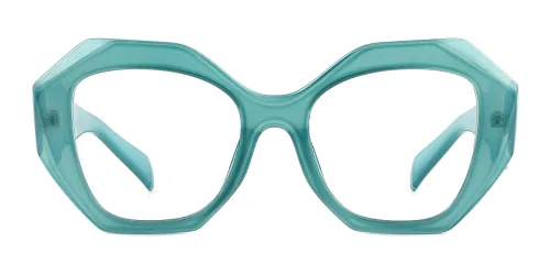 LH002 Flint Geometric blue glasses
