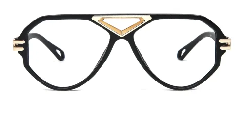 LH019 Ari Aviator, black glasses