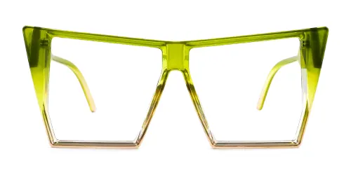 LH074 Auburn Cateye green glasses