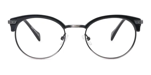 M045 Reynolds Round,Oval black glasses