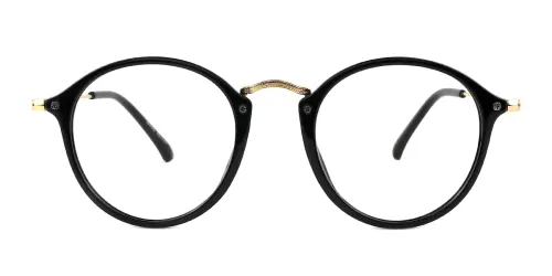 M050 Keila Round,Oval black glasses