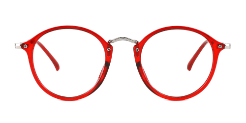 M050 Keila Round,Oval red glasses