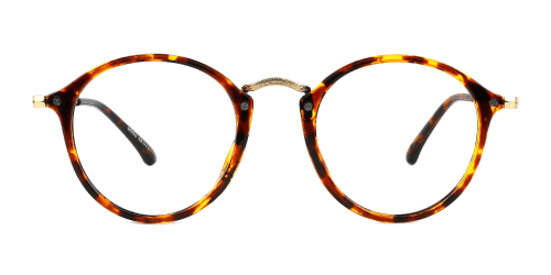 M050 Keila Round,Oval tortoiseshell glasses