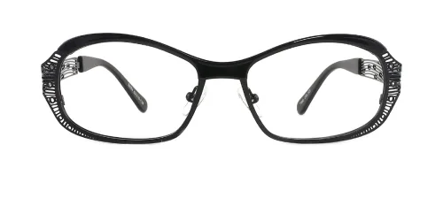 M054 Hallfrita  black glasses