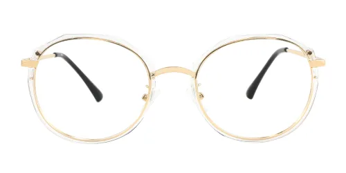 M063 Mandi Oval clear glasses