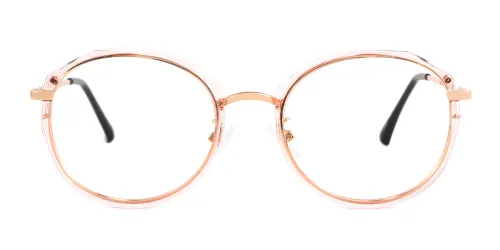 M063 Mandi Oval pink glasses