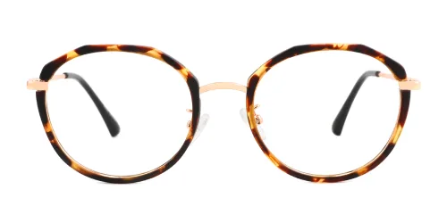 M063 Mandi Oval tortoiseshell glasses