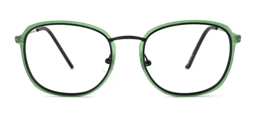 M067 Sally Oval green glasses