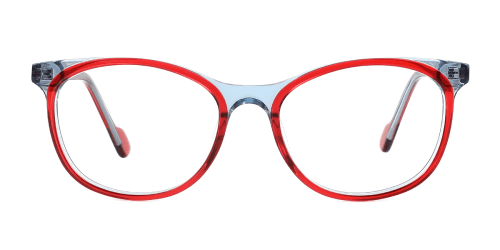 M09 Dorsey Oval red glasses