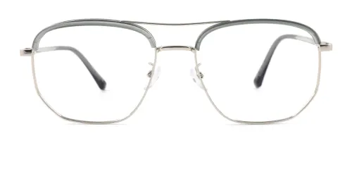 M107 Malvina Rectangle, grey glasses