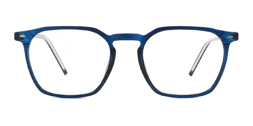 M113 Caspar Rectangle blue glasses