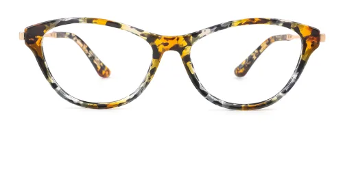 M118 Charlotte Cateye,Oval tortoiseshell glasses