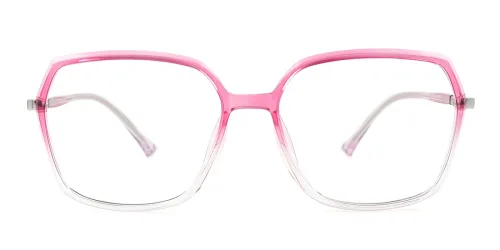 M120 Harold Rectangle,Geometric, pink glasses