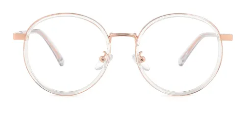 M121 Kinsey Round,Oval clear glasses