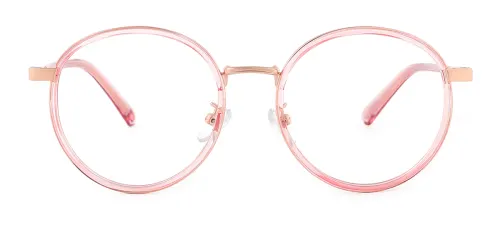 M121 Kinsey Round,Oval pink glasses