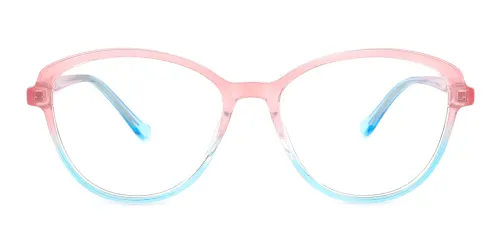 M122 Everson Oval pink glasses