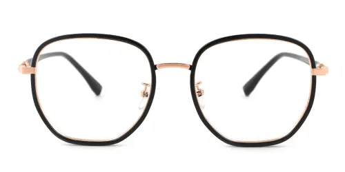 M2862 Vaughan Oval black glasses