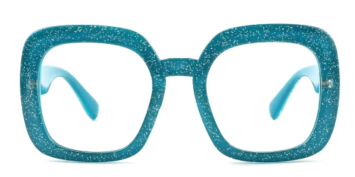 M318 Inell Rectangle,Geometric green glasses