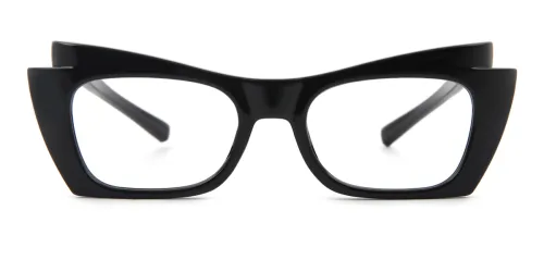 M343 Thalia Cateye, black glasses