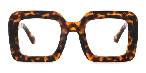 M404 Kerry Rectangle tortoiseshell glasses
