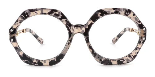 M420 Gertie Oval,Geometric, floral glasses