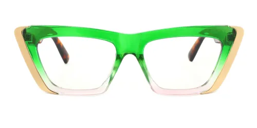 M442 Land Cateye green glasses