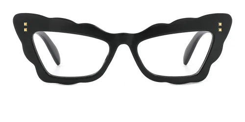 M451 Charon Cateye,Rectangle, black glasses