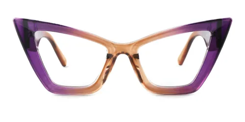 M459 Cecilia Cateye purple glasses