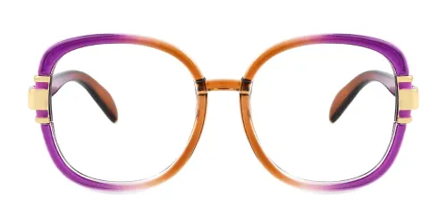 M462 Delois Rectangle purple glasses