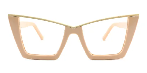 M493 Yvonne Cateye yellow glasses