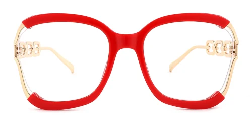 M6115-1 Walsh Butterfly red glasses
