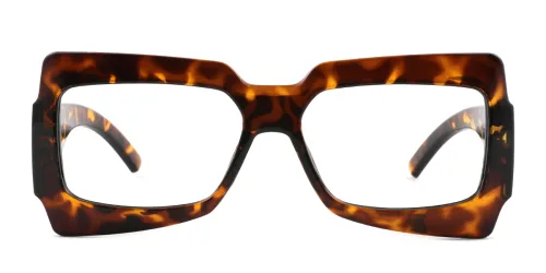 M6119 Galina Rectangle tortoiseshell glasses