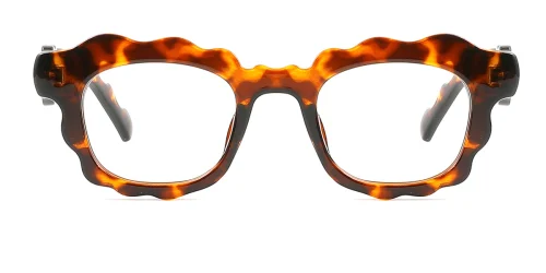 M6120 Odharnait Oval tortoiseshell glasses