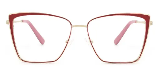 M8610-1 Pansey Cateye red glasses