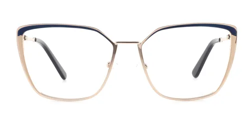 M8613 Thelma Oval blue glasses