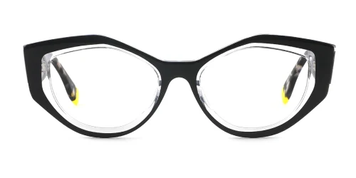 MB1199 Gladys Cateye black glasses