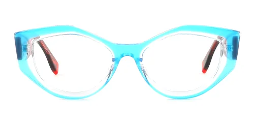 MB1199 Gladys Cateye blue glasses