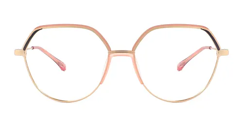 MB2308 Durand Geometric pink glasses