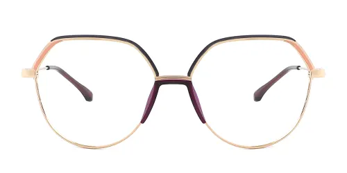 MB2308 Durand Geometric purple glasses