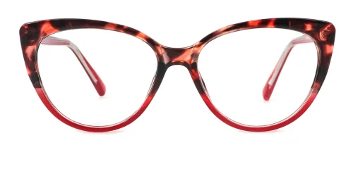 P5008 Aldwin Cateye,Oval red glasses