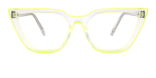 P5011 Adkins Cateye, yellow glasses