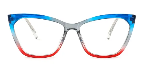 P5021 Taylor Cateye blue glasses