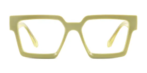 P5032 Lavinia Rectangle green glasses