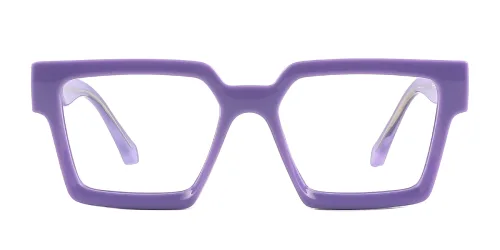 P5032 Lavinia Rectangle purple glasses