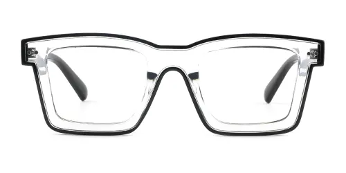 P5202 Aymer Rectangle black glasses